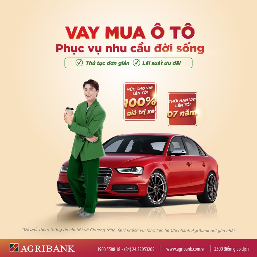 Lãi Suất Cầm Ô Tô Tại Ngân Hàng Agribank