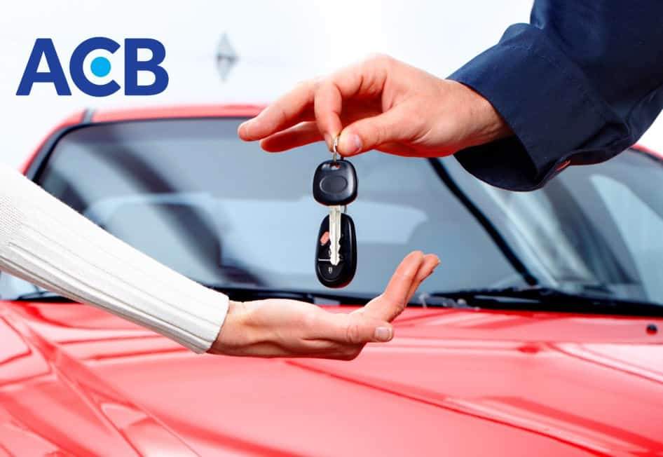 vay mua ô tô trả góp ACB