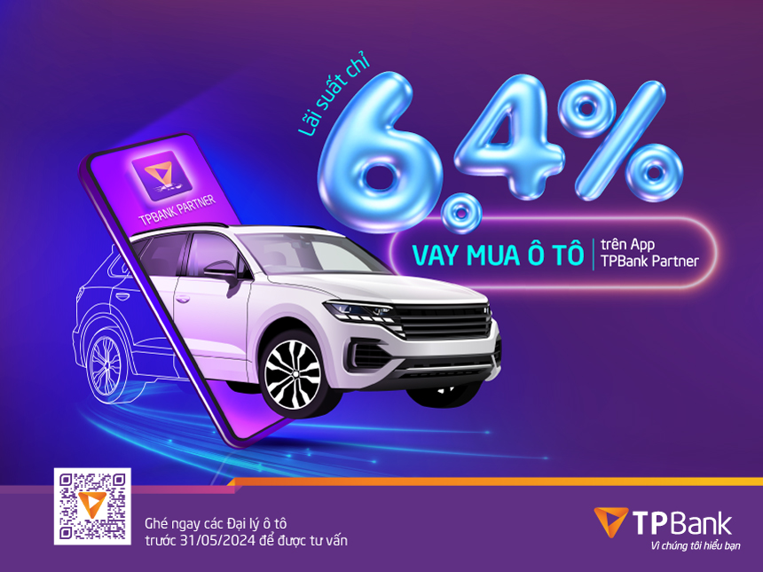 vay mua ô tô trả góp TPBank