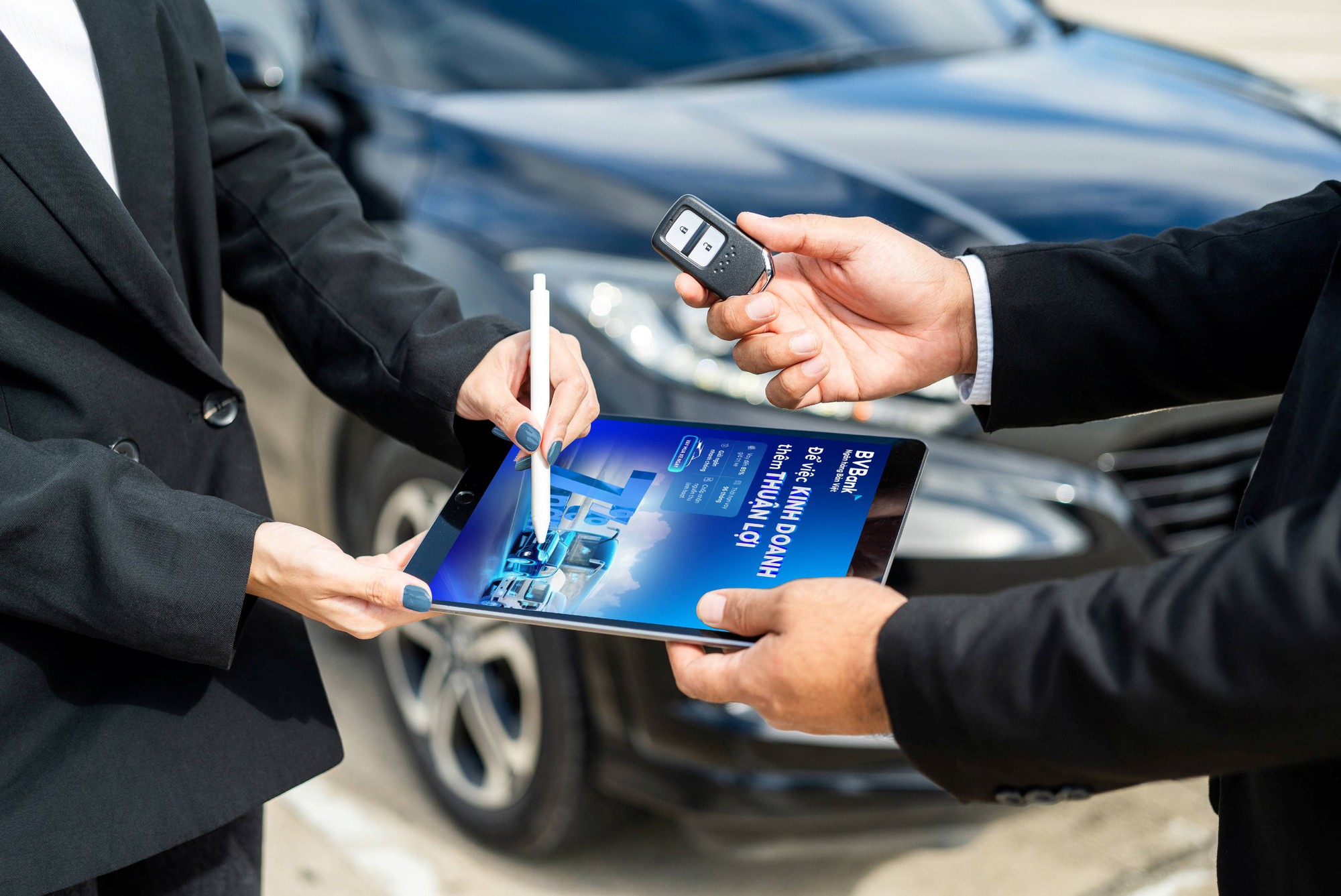 Vay mua ô tô trả góp BVBank